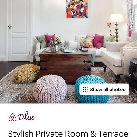 Stylish Room With Private Bath & Terrace In Super Central Clapham Junction Minutes From Victoria, Waterloo 런던 외부 사진
